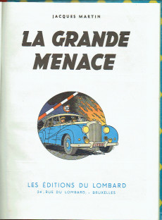 Extrait de Lefranc -1c1957- La grande menace