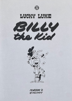 Extrait de Lucky Luke -20TL- Billy the Kid