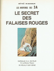 Extrait de 3 A (Les aventures des) -3'- Le secret des falaises rouges