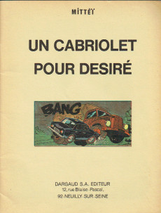 Extrait de L'indésirable Désiré -1'- Un cabriolet pour Désiré