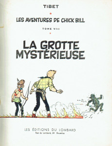 Extrait de Chick Bill (collection du Lombard) -8'- La grotte mystérieuse