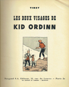 Extrait de Chick Bill -10'- Les deux visages de Kid Ordinn - Dog Bull et Kid Ordinn