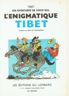Extrait de Chick Bill -29'- L'énigmatique Tibet