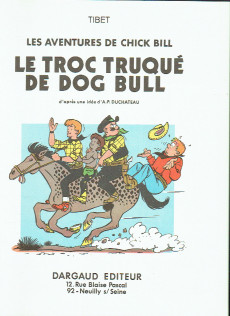 Extrait de Chick Bill -32'- Le troc truqué de Dog Bull