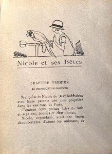 Extrait de (AUT) Saint-Ogan -1928- Nicole et ses bêtes