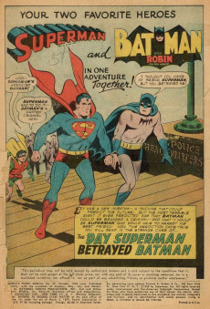 Extrait de World's Finest Comics (1941-1986) -INT02- Batman & Superman in World's Finest Comics: The Silver Age Volume 2