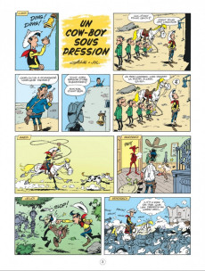 Extrait de Lucky Luke (Les aventures de) -11- Un cow-boy sous pression