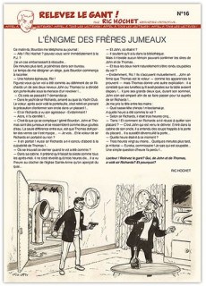 Extrait de Ric Hochet (BD Must) -5- Les énigmes de Ric Hochet - Intégrale 1 - 1958-1961