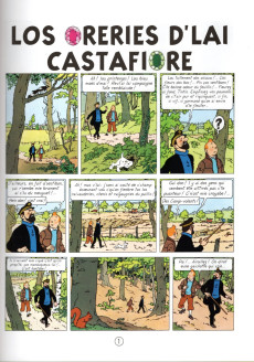 Extrait de Tintin (en langues régionales) - LOS ORERIES D'LAI CASTAFIORE