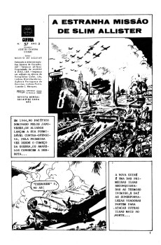 Extrait de Guerra -57- A estranha missão de Slim Allister