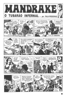 Extrait de Colecção Comix -6- Mandrake, o tubarão infernal