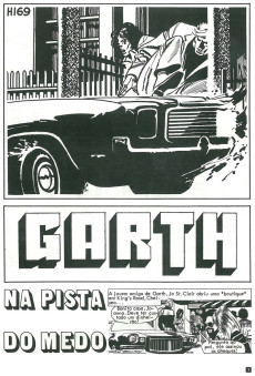 Extrait de Colecção Comix -8- Garth, na pista do medo