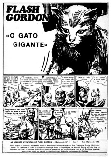 Extrait de Flash Gordon, As Grandes Aventuras de -6- O gato gigante