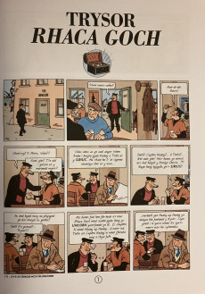 Extrait de Tintin (en langues régionales) -12Gallois- Trysor Rhaca Goch