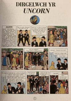 Extrait de Tintin (en langues régionales) -11Gallois- Dirgelwch yr Uncorn