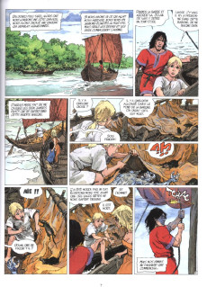 Extrait de Thorgal - La collection (Hachette) -25a2024- Le mal bleu