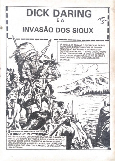 Extrait de Dick Daring -1- O pátio do Diabo & A invasão dos Sioux