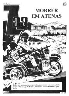 Extrait de Aventuras do FBI -383- Z33, Morrer em Atenas