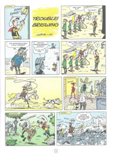 Extrait de Lucky Luke (en anglais) -8183- Trouble Brewing