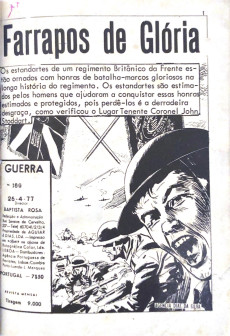 Extrait de Guerra -169- Farrapos de glória