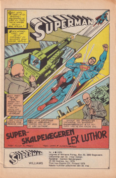 Extrait de Superman (en danois - 1970) -19784- Super-Skalpejægeren Lex Luthor