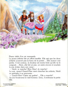 Extrait de Heidi (Maury) -3- Heidi et Claire au chalet