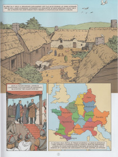 Extrait de Histoire de France en bande dessinée -10a2024- Hugues Capet La consolidation de la Royauté 987 / 996