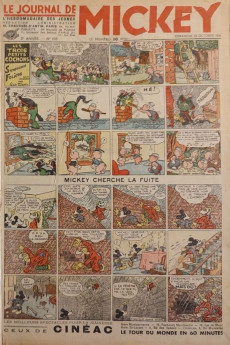 Extrait de (Recueil) Mickey (Le Journal de) (1934) -3- 3ème année (du n°105 au n°156)