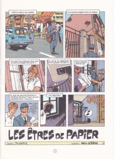 Extrait de Jérôme K. Jérôme Bloche -2b1989- Les êtres de papier