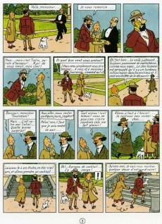 Extrait de Tintin (Fac-similé couleurs) -13- Les 7 boules de cristal
