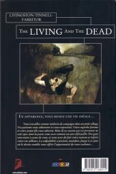 Verso de The living and the dead