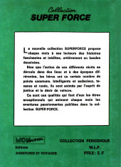 Verso de Super Force (Collection) -11- Numéro 11