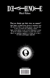 Verso de Death note - Black Edition -1- Tome 1