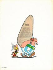 Verso de Astérix (en anglais) -15a- Asterix and the Roman agent