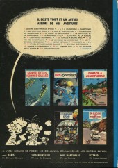 Verso de Spirou et Fantasio -11b1973- Le gorille a bonne mine