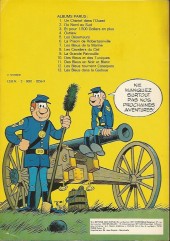 Verso de Les tuniques Bleues -2a1978- Du nord au sud