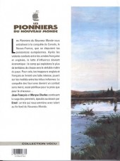 Verso de Les pionniers du Nouveau Monde -10a2001- Comme le souffle d'un bison en hiver
