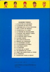 Verso de La patrouille des Castors -3b1979- L'inconnu de la villa mystère