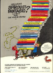Verso de Spirou et Fantasio -11c1982- Le gorille a bonne mine