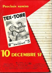 Verso de Tex-Tone (Impéria) -14- Tex-tone champion du tir