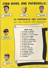 Verso de La patrouille des Castors -12a1969- Menace en Camargue