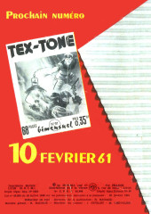 Verso de Tex-Tone (Impéria) -90- Tex Tone contre... les escrocs