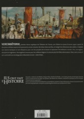 Verso de Ils ont fait l'histoire (France Loisirs) -1- Vercingétorix