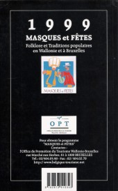 Verso de (AUT) Walthéry -1999/01'- Traditions & Folklore en Wallonie