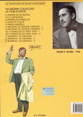 Verso de Blake e Mortimer (Aventuras de) (en portugais) -4b1986- O mistério da grande pirâmide - Tomo 1