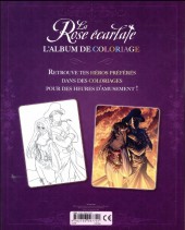 Verso de La rose écarlate -LJ1- Album de coloriage