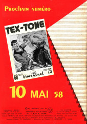 Verso de Tex-Tone (Impéria) -24- Tex-Tone et le petit Dogie