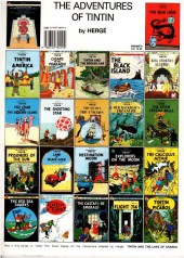 Verso de Tintin (The Adventures of) -14b90- Prisoners of the Sun