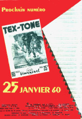 Verso de Tex-Tone (Impéria) -65- Tex-Tone et l'irlandais de Wildestiew