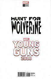 Verso de Hunt for Wolverine (2018) -1c- Secrets and Lives - Young Guns Variant Textless